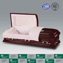 LUXES American Style Wholesale Wooden Casket Bordeaux Cardboard Coffins